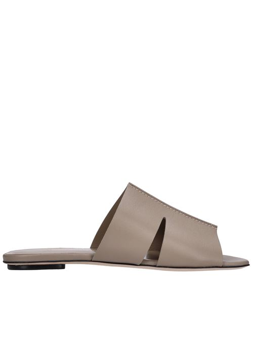 Mules in pelle LORENA ANTONIAZZI | E23217SC19C/9978BEIGE